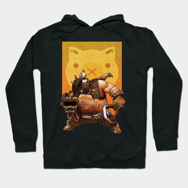 Overwatch - RoadHog Hoodie by LiamShaw